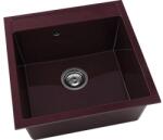 FAT Chiuvetă bucătărie marmură compozită 1 cuvă FAT Avangard 225 51x51 cm fără picurător Velvet (225-15) Chiuveta