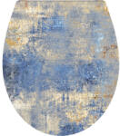form&style Capac WC cu închidere lentă form&style Barbados duroplast albastru 44, 5x38, 1 cm (HY-UF87-UV-4171)