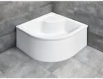 Radaway Cădiță de duș semirotundă Radaway Naxos A 80x80x41 mm acril alb SBA8841-1 (SBA8841-1)