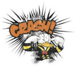 Komar Sticker perete Komar Disney Donald Duck Crash XXL 127x160 cm (12423) Decoratiune camera copii