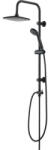form&style Sistem de duș cu comutator form&style BAHAMA, furtun duș 150 cm, negru mat (FS1523B)