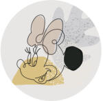 Komar Fototapet rotund autoadeziv Komar DD1-042 Disney Minnie Line Art Ø 125 cm (DD1-042)