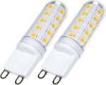 TRIO Becuri LED Trio G9 3W 300 lumeni, capsulă clară, lumină caldă, pachet 2 bucăți (929-2300)