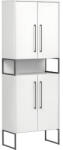 Möbelpartner Dulap baie înalt pe sol 65, 2x183, 4 cm PAL alb Limone 650 (701699)