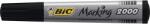 BIC Marker permanent Bic 2000 negru, vârf de scriere în formă rotunjită (820915)