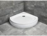Radaway Cădiță de duș semirotundă Radaway Patmos B 90x90x16 cm acril alb 4T99155-03 (4T99155-03)
