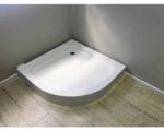 Radaway Cădiță de duș semirotundă Radaway Tinos A Compact 80x80x16 cm acril alb S4TIA8080-08 (S4TIA8080-08)