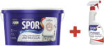 Policolor Vopsea lavabilă pentru interior Policolor Spor Antimucegai 8, 5 l + soluție antimucegai Polisept 0, 5 l (4004793)