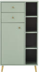 Möbelpartner Dulap baie midi pe sol 60, 2x113, 4 cm PAL verde Bjarne (153172)