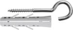 Tox Dübel Dibluri plastic cu cârlig rotund Tox Pirat Barbossa 8x40 mm, pachet 4 bucăți (51701011)