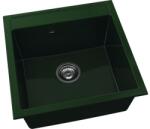 FAT Chiuvetă bucătărie marmură compozită 1 cuvă FAT Avangard 225 51x51 cm fără picurător Granit verde (225-09) Chiuveta