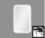 DSK Oglindă baie cu iluminare LED DSK Lichtspiegel Chrystal Juno 2.0 cu ramă albă 45x75 cm (50152)