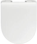 REIKA Capac WC cu închidere lentă REIKA MITO duroplast alb 43, 7x36, 8 cm (541314)