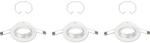 Briloner Spoturi LED încastrate Briloner Ring GU10 max. 1x35W Ø86 mm, albe, pachet 3 bucăți (7110-036)
