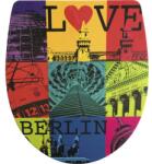 ADOB Capac WC cu model ADOB Imola Love Berlin duroplast închidere lentă 45-46, 5x38, 5 cm (60839)