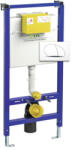 LIV Rezervor WC încastrat LIV FIX JOG9012, incl. cu cadru de instalare și clapetă de acționare Selenite Duo, 3-6 l, 50x112 cm (675141)