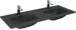 Jungborn Lavoar dublu încastrat în blat Jungborn 121x46 cm, 2 cuve, antracit mat (146076)