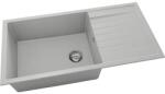 FAT Chiuvetă bucătărie fatgranit 1 cuvă FAT Avangard 230 49x95 cm cu picurător Grey reversibilă (230-1006) Chiuveta