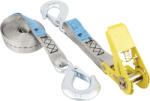 Mamutec Set chingi de fixare cu clichet & carabinieră Mamutec 25mm x 5m, max. 800kg, gri, 2 piese (7003025-252)