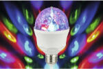 Briloner Bec LED RGB Briloner Disco E27 3W, glob A80, auto-rotativ (0528-003)