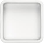 Focco Etajeră baie cu oglindă suspendat Focco Organizer Mirror 35x11, 4x35 cm aluminiu gri iluminare LED (30483CI/C0250)
