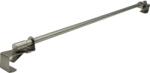 my deco Bară perdea cilindrică extensibilă, aspect inox, 45-75 cm (66700) Suport draperie