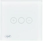 PNI Întrerupător & variator touch simplu PNI SafeHome, alb, sticlă (PNI-DIM101)