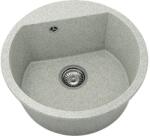 FAT Chiuvetă bucătărie granixit 1 cuvă FAT Avangard 223 Ø51 cm fără picurător Polar (223-219) Chiuveta