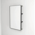 Devo Oglindă baie cu LED și etajeră Devo Sonus 2.0, 55, 5x94 cm, grej/negru, IP 44 (SO2-LUPL55x94-F91)