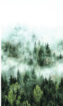 Marburg Fototapet vlies Marburg Smart Art Easy 47267 pădure verde/alb 159x270 cm (47267)