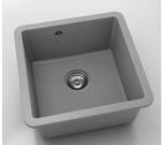 FAT Chiuvetă bucătărie fatgranit 1 cuvă FAT Avangard 222 46x46 cm fără picurător Dark Grey (222-1007) Chiuveta