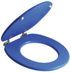Savinidue Capac WC universal Savini, închidere simplă, 37, 5x44, 3 cm, albastru electric (CWATHQO08)