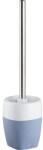 BISK Perie WC cu suport Stone Blue albstru-alb (BIS06309)