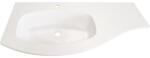 Savini Lavoar încastrat în blat Savini Armonia Asimetric DX 104x50, 5 cm alb (2251)