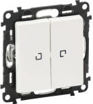Legrand Întrerupător cap-scară dublu Legrand Valena Life, cu lumină, alb (L752109)