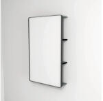 Devo Oglindă baie cu LED și etajeră Devo Sonus 2.0, 55, 5x94 cm, verde/negru, IP 44 (SO2-LUPL55x94-F72)