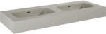 Jungborn Lavoar dublu marmură Jungborn DECEM 121x46 cm, 2 cuve, fume mat (168891)
