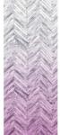 Komar Fototapet vlies 6000A-VD1 Herringbone Panel pink 100x250 cm (6000A-VD1)