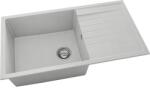 FAT Chiuvetă bucătărie fatgranit 1 cuvă FAT Avangard 229 49x90 cm cu picurător Light Grey reversibilă (229-1005) Chiuveta