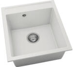 FAT Chiuvetă bucătărie fatgranit 1 cuvă FAT Avangard 224 51x46 cm fără picurător Pure White (224-1000) Chiuveta