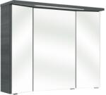 Pelipal Dulap baie cu oglindă pelipal Enna I 90x72 cm PAL grafit 3 uşi iluminare LED (45.629.088)