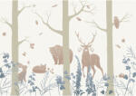 Komar Fototapet vlies Komar INX8-065 Forest Animals 400x280 cm (INX8-065)