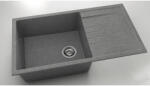 FAT Chiuvetă bucătărie granixit 1 cuvă FAT Avangard 229 49x90 cm cu picurător Space Gray reversibilă (229-940) Chiuveta