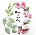 Pure Living Tablou sticlă Pure Living Flower Collection II 20x20 cm (GLA1743D)