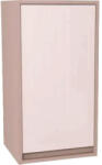 Devo Dulap baie suspendat 40x76 cm PAL roz Devo Cristal 2.0 1 ușă (PO2-SW1DPR40x76-P45)