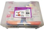 Mamutec Set chingi de fixare Mamutec cu clichet & cârlig/cataramă 2, 5x450 cm, portocaliu, 8 piese (7003024-252)