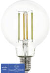 EGLO crosslink. z Bec LED variabil Eglo Crosslink E27 6W 806 lumeni, glob clar G80, Bluetooth (113077)