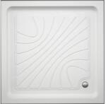 Belform Cădiță de duș pătrată Belform Logos 90x90x14 cm acril alb 27CB0094 incl. sifon și racord flexibil (27CB0094)