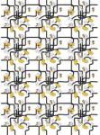 Komar Fototapet vlies Komar DX4-006 Disney Edition 4 Mickey Foot Labyrinth 200x280 cm (DX4-006)