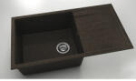 FAT Chiuvetă bucătărie granixit 1 cuvă FAT Avangard 229 49x90 cm cu picurător Brownie reversibilă (229-338) Chiuveta